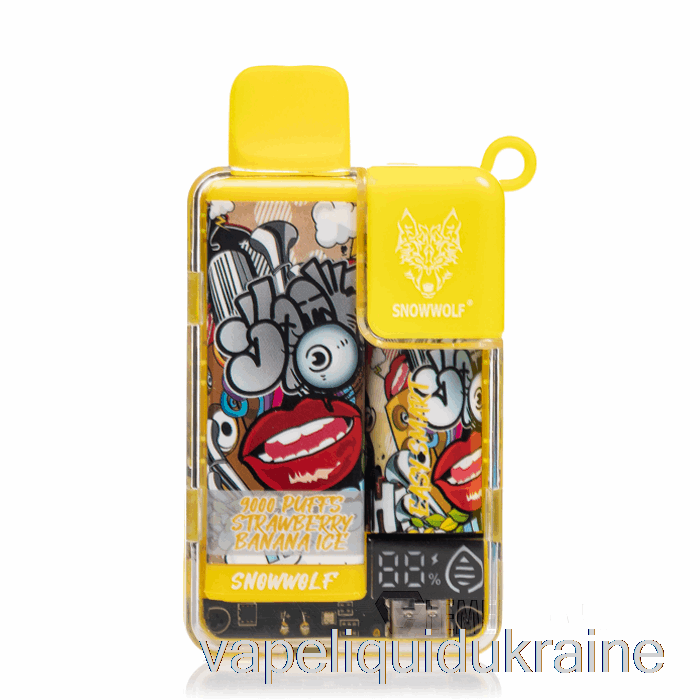 Vape Ukraine Snowwolf Easy Smart EA9000 Disposable Strawberry Banana Ice